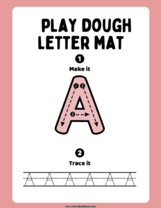 Playdough Mat Printables - Your School House
