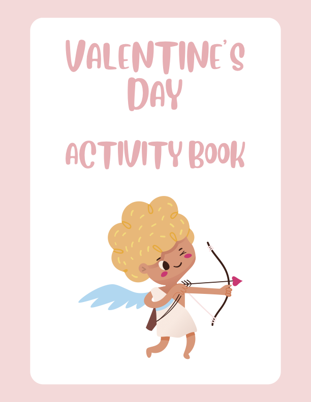 image of Free PDF Printable Valentine's Day Activity Book