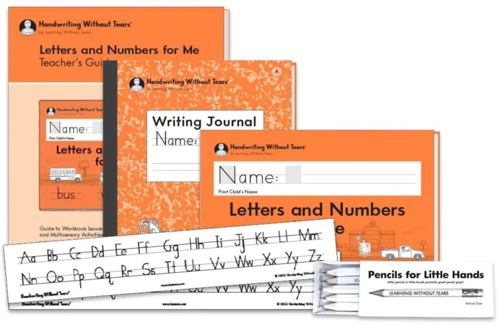 Handwriting Without Tears Letters and Numbers for Me Curriculum