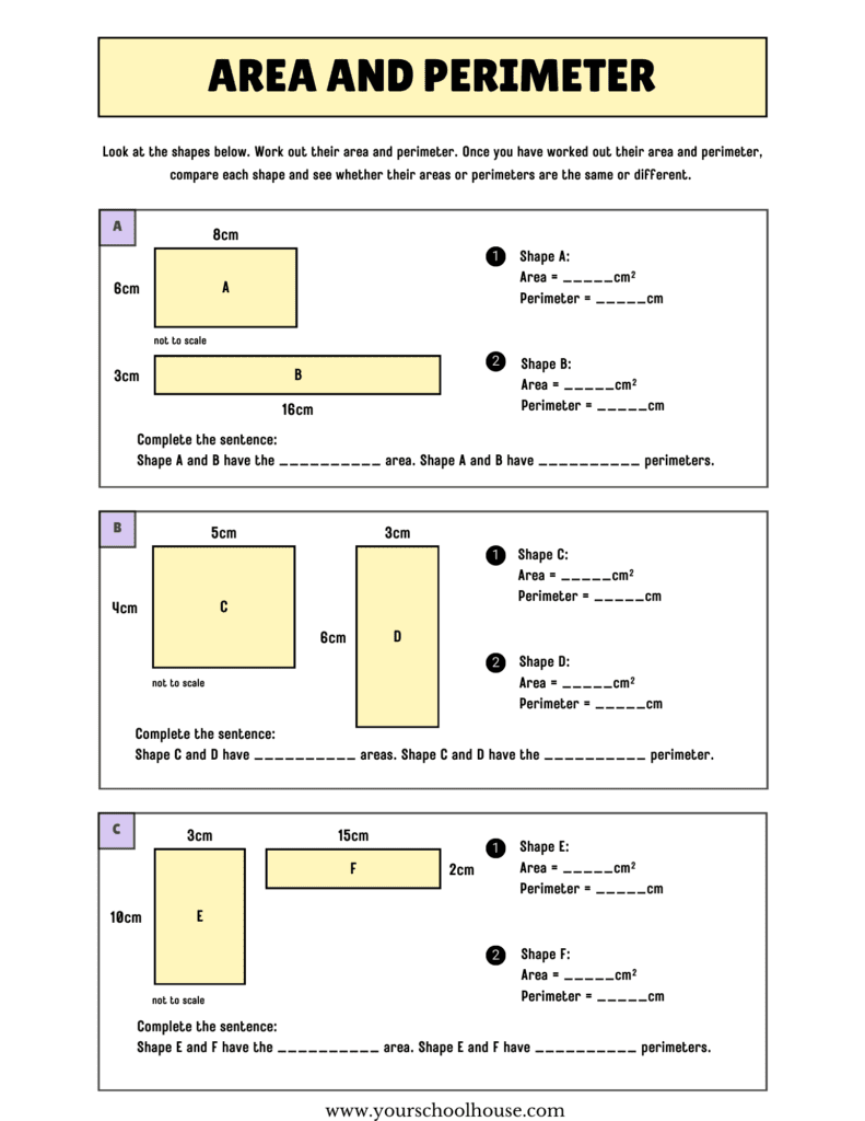 Area and Perimeter