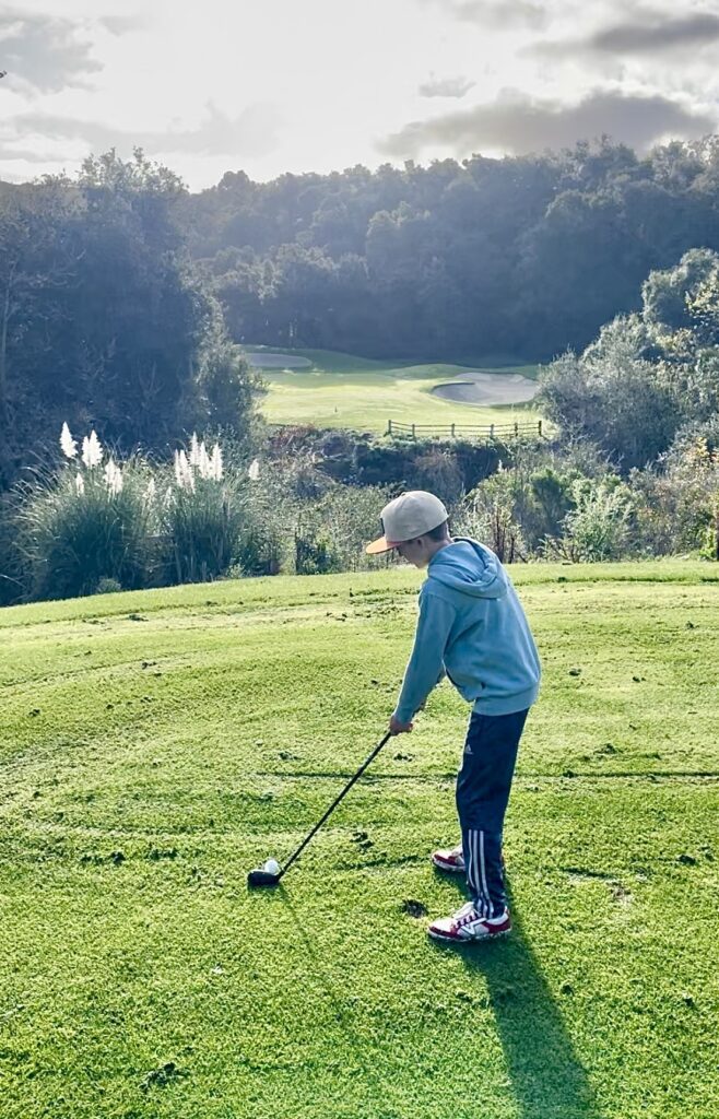 Homeschooler Golfing